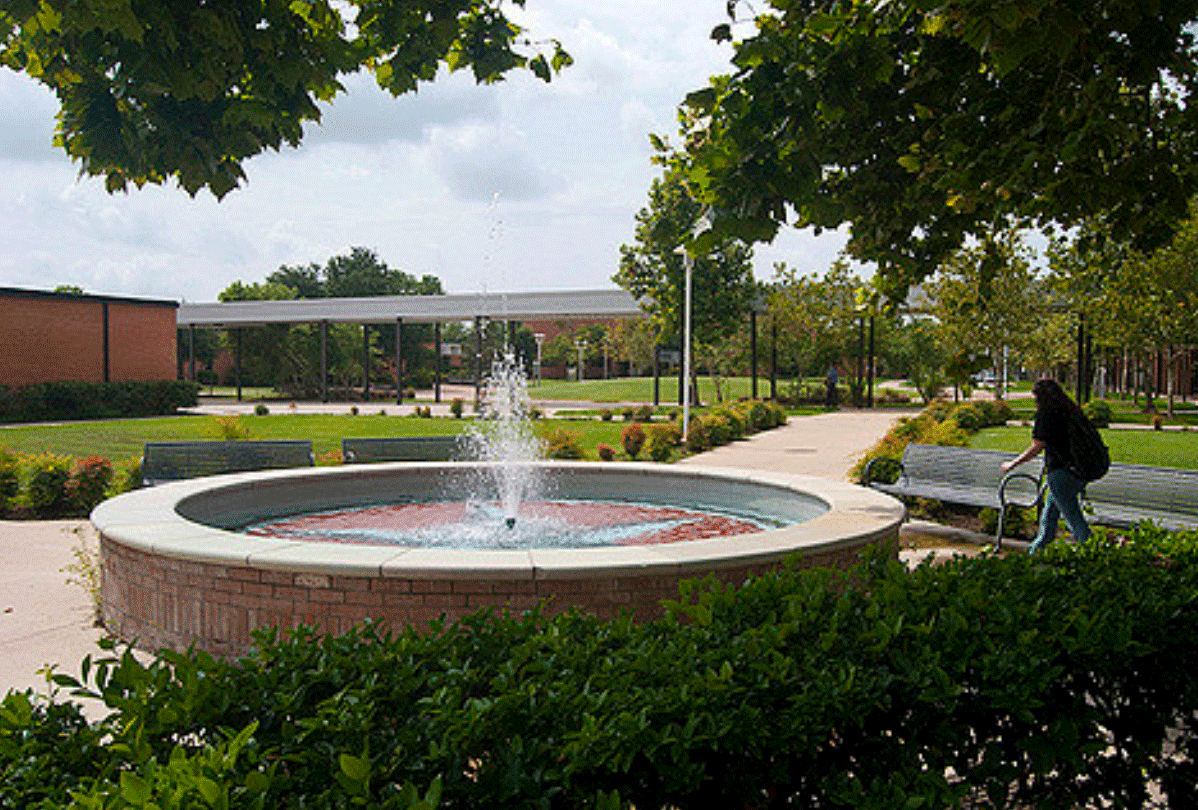 Lee College Fountain