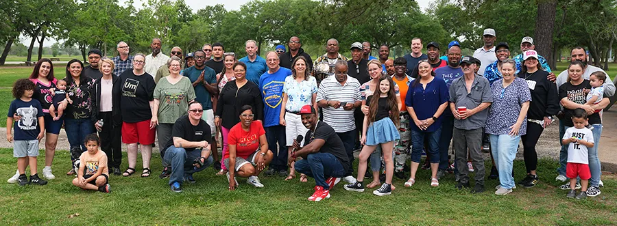 2025 Houston barbecue attendees pose