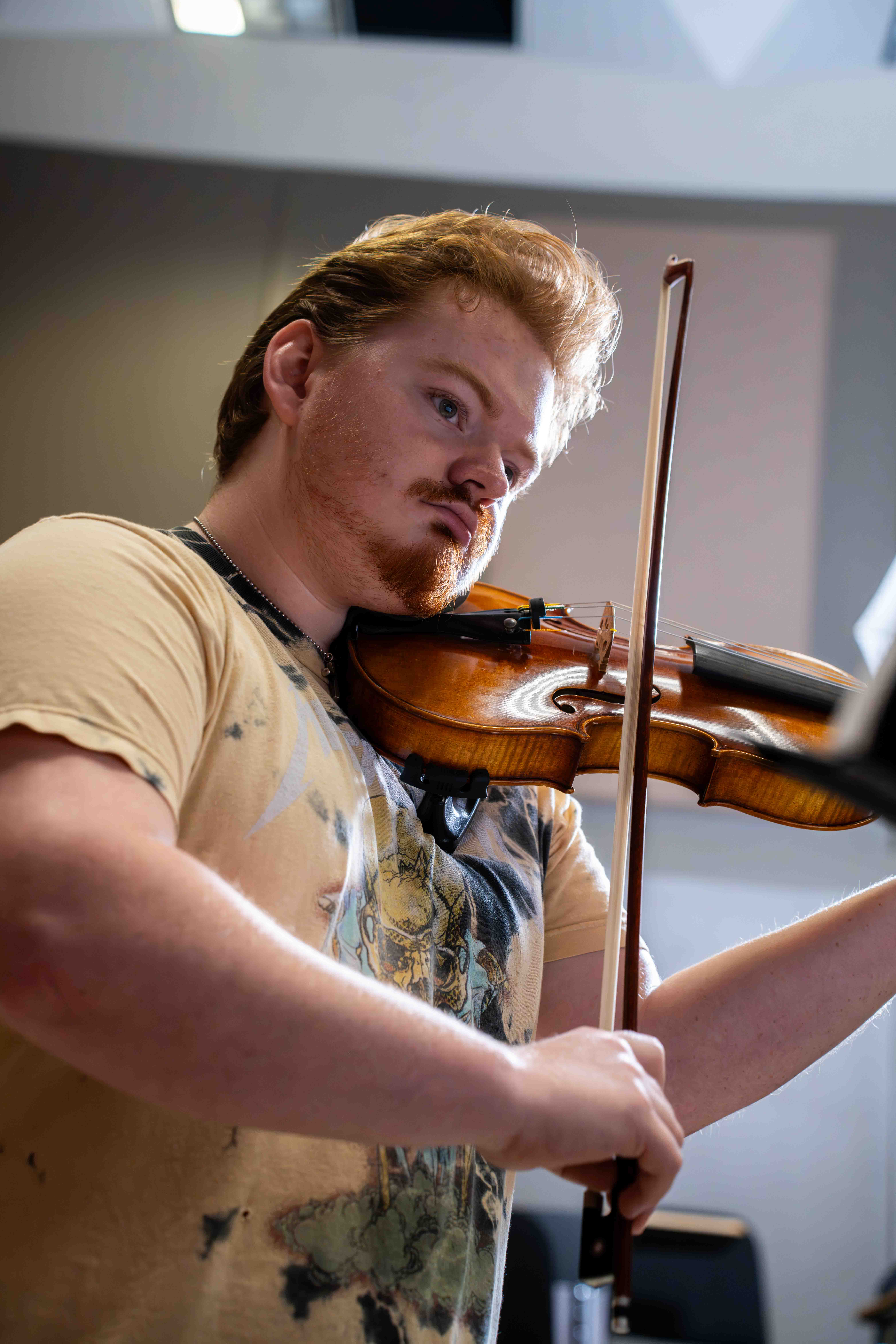 Evan Bulter, Lee College student musician